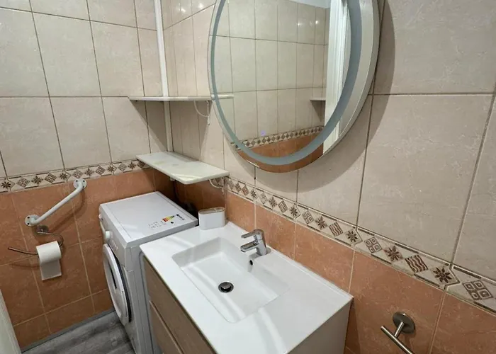 아파트 Americas 1-bed Sleeps 5 Pool Parking 플라야데라스아메리카스